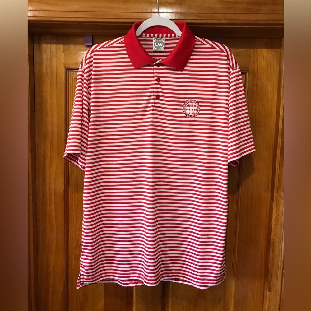 Red Whit Stripe Levelwear Southeastern Junior Golf Tour Polo Shirt
Medium Unisex - Picture 3 of 16